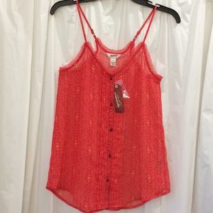 NWT Arizona Jean Co Size S Cami Tank Super Cute